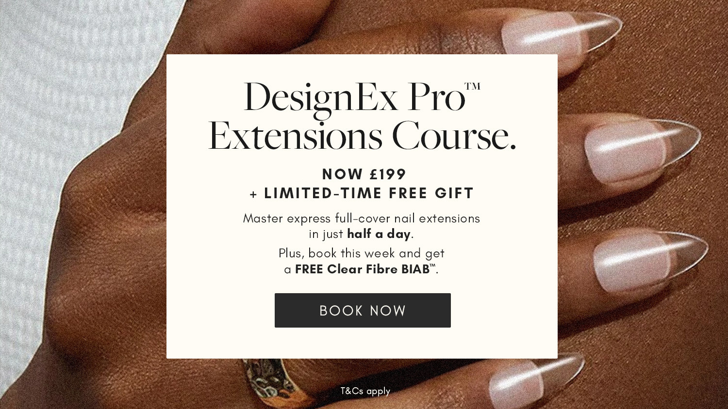 FREE CLEAR FIBRE BIAB IN ALL DESIGNEX PRO KITS 